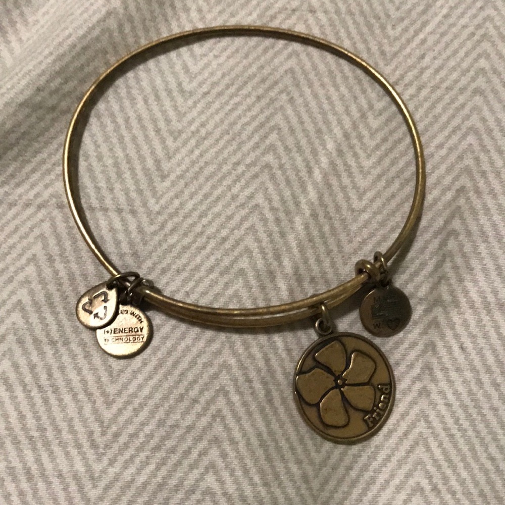 Alex and Ani gold friend bracelet